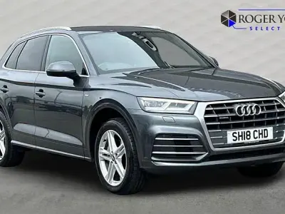 Used Audi Q5 S-Line 252 HP (185 kW) 2018 Grey SUV