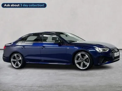 Used Audi A4 Black Edition 2020 Blue Sedan