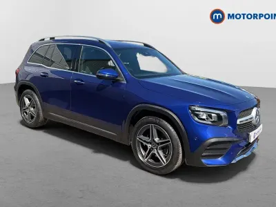 Begagnad Mercedes GLB200 AMG Line Premium 163 HK (119 kW) 2022 Blå SUV