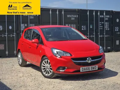 Used Vauxhall Corsa 90 HP (66 kW) 2016 Red Hatchback