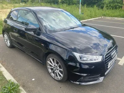 Used Audi A1 S-Line 116 HP (85 kW) 2016 Black Hatchback
