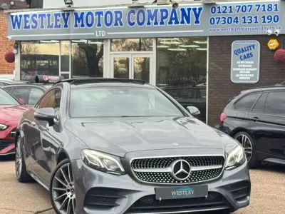 Gebraucht Mercedes E220 AMG line 194 PS (142 kW) 2018 Grau Coupé