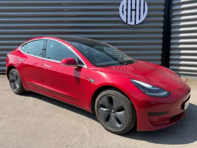 Used Tesla Model 3 Standard Range 239 kW (325 HP) 2020 Red Sedan