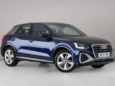 Used Audi Q2 S-Line 110 HP (80 kW) 2022 Blue SUV