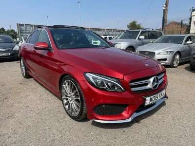 Used Mercedes C300 AMG Line Premium Plus 2015 Red Sedan