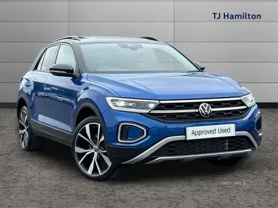 New VW T-Roc Design 2026 Blue SUV