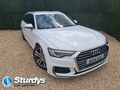 Used Audi A6 S-Line 286 HP (210 kW) 2019 White Estate