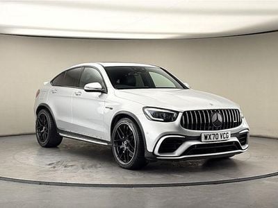Used Mercedes GLC63 AMG Premium Plus 476 HP (350 kW) 2019 Iridium silver Coupe