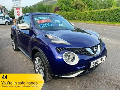 Used Nissan Juke Tekna 2015 Blue SUV