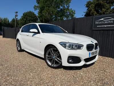 Used BMW 118 M Sport 2018 White Hatchback