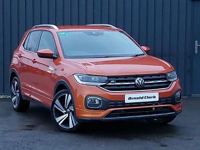 Used VW T-Cross R-line 110 HP (80 kW) 2022 Orange SUV