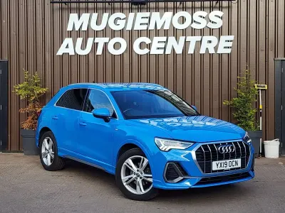 Used Audi Q3 S-Line 150 HP (110 kW) 2019 Blue SUV