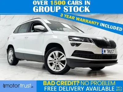 Used Skoda Karoq SE Technology 115 HP (84 kW) 2019 White SUV
