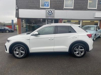 Begagnad VW T-Roc R-line 150 HK (110 kW) 2022 Vit SUV