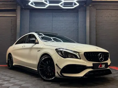 Used Mercedes CLA45 AMG 2017 White Coupe
