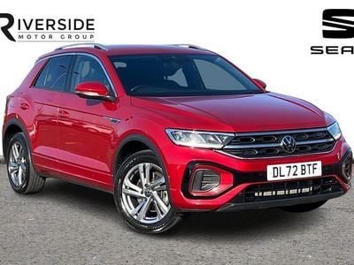 Used VW T-Roc R-line 190 HP (139 kW) 2023 Kings red premium SUV