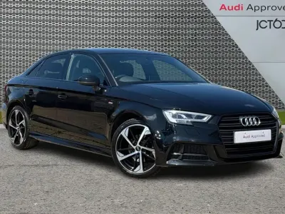 Used Audi A3 Black Edition 147 HP (108 kW) 2020 Black Sedan
