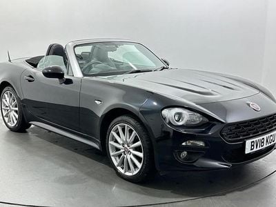 Black Used 2018 Fiat 124 Spider Lusso Cabriolet | £12,225 (Fair price)