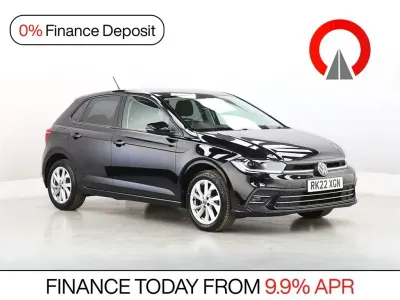 Used VW Polo Style 95 HP (69 kW) 2022 Black Hatchback