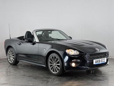 Black Used 2017 Fiat 124 Spider Lusso Cabriolet | £11,050 (Fair price)
