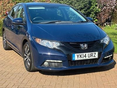 Used Honda Civic SE Plus 2014 Blue Hatchback