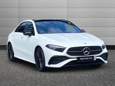 Used Mercedes A200 AMG line 175 HP (128 kW) 2025 White Sedan