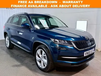 Używany Skoda Kodiaq 150 KM (110 kW) 2018 Niebieski SUV