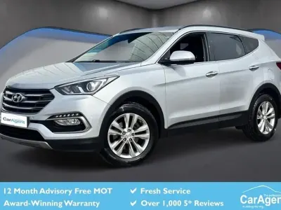 Begagnad Hyundai Santa Fe Premium 200 HK (147 kW) 2016 Silver SUV