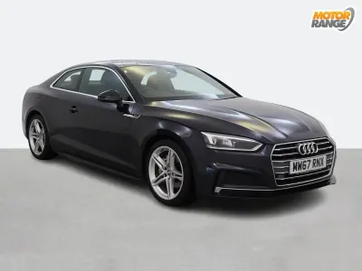 Usado Audi A5 S-Line 190 HP (139 kW) 2017 Azul Coupé