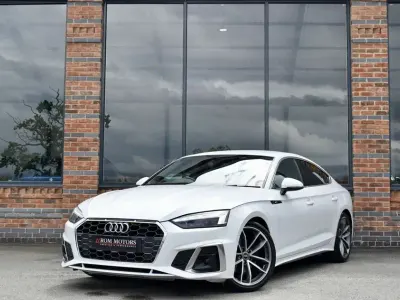 Used Audi A5 Sportback S-Line 163 HP (119 kW) 2023 White Hatchback