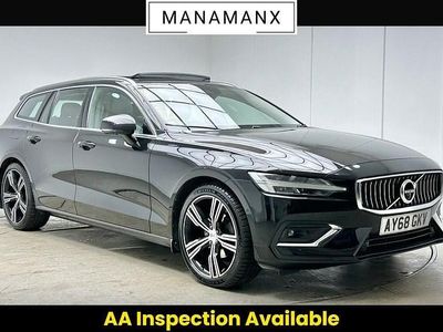Used Volvo V60 Inscription 150 HP (110 kW) 2018 Black Estate