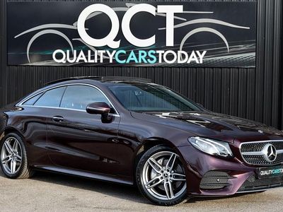 Used Mercedes E220 AMG Line Premium 194 HP (142 kW) 2018 Red Coupe