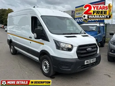 Used Ford Transit S 130 HP (95 kW) 2020 White Van