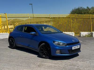 Used VW Scirocco GT 147 HP (108 kW) 2015 Blue Coupe