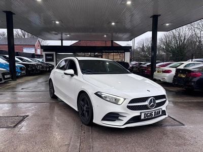Used Mercedes A180 AMG Line Premium 116 HP (85 kW) 2018 White Hatchback