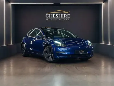 Used Tesla Model 3 Long Range AWD 366 kW (498 HP) 2021 Blue Sedan