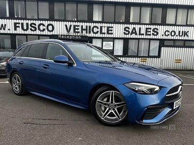 Used Mercedes C200 AMG line 2022 Blue Estate