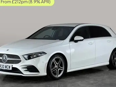 Used Mercedes A200 Executive 163 HP (119 kW) 2020 White Hatchback