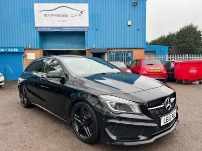 Used Mercedes CLA220 Shooting Brake AMG 177 HP (130 kW) 2016 Black Estate