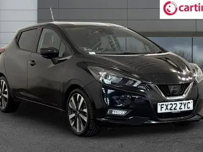 Used Nissan Micra Tekna 92 HP (67 kW) 2022 Black Hatchback