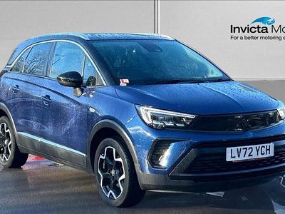 Used Vauxhall Crossland Ultimate 130 HP (95 kW) 2022 Blue SUV