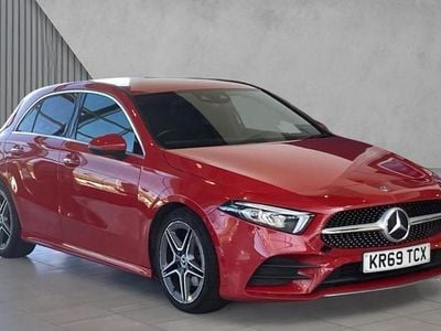 Used Mercedes A180 AMG Line Premium 116 HP (85 kW) 2019 Jupiter red Hatchback