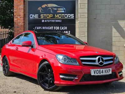 Used Mercedes C220 Sport Edition 167 HP (122 kW) 2014 Red Coupe