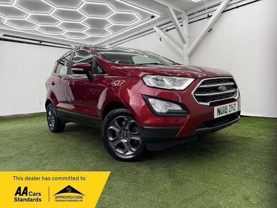 Used Ford Ecosport Zetec 125 HP (91 kW) 2018 Red SUV