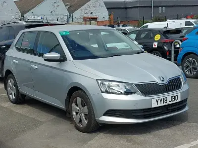 Used Skoda Fabia SE 110 HP (80 kW) 2018 Silver Hatchback
