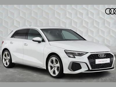 Used Audi A3 S-Line 108 HP (79 kW) 2024 White Hatchback