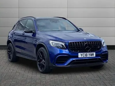 Used Mercedes GLC63 AMG Premium 502 HP (369 kW) 2018 Blue SUV