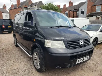 Used VW T5 130 HP (95 kW) 2006 Black Van