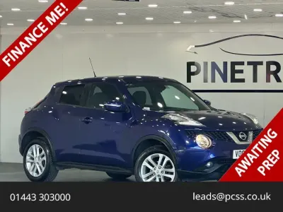 Used Nissan Juke N-Connecta 110 HP (80 kW) 2016 Blue SUV