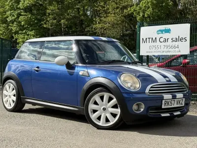 Usado Mini Cooper Hatch 2007 Azul Utilitario